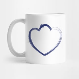 Mutant Heart Navy Blue Mug